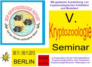 5. Kryptozoologie-Seminar Berlin 2013